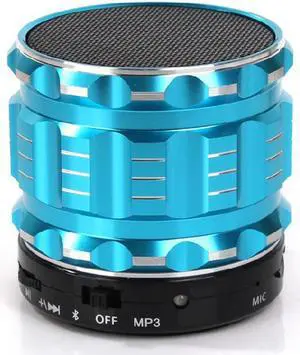 Fineblue Wireless Portable Bluetooth Speaker Hifi Sound Box Boombox Digital Stereo Bluetooth Speakers Loudspeakers - Blue