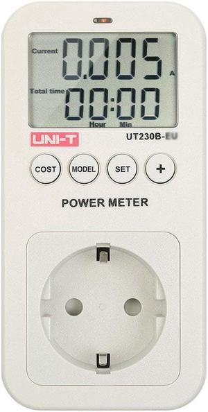 UNI-T UT230B E2192US Series LCD Plug-in Energy Consumption Meter Voltage Current Cost Frequency Power Factor Monitor CO2 Emission Detection