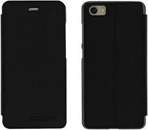 High Quality PU Leather Case Protect Cover For BLUBOO Picasso Smartphone 5.0inch - Black