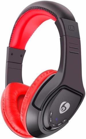 OVLENG MX333 Wireless Bluetooth Headphone Foldable Stereo 4.1 Headset Handsfree Headband Music Player for iPhone iPad iPod - Red