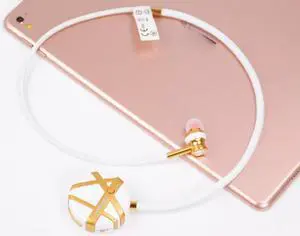 Fineblue Headset Bluetooth Earphone Portable Fashion Earphones Noise-cancelling C7 - White Gold