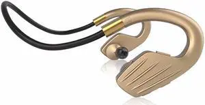 Fineblue M1 Wireless Bluetooth 4.1 Sports Running Stereo Earphones Headset with Mic Power display for iphone/samsung - Gold