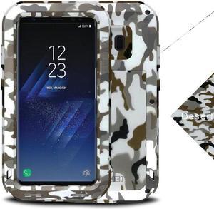 Love Mei Camouflage Metal Aluminum Armor Case For Samsung Galaxy S8 Plus Cover Powerful Shockproof Waterproof Shell Housing - City