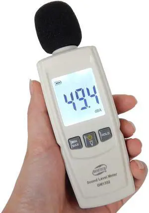 30-130dB Digital sound Level Meter Noise Tester GM1352 in Decibels LCD Screen Noisemeter With Blister Pack
