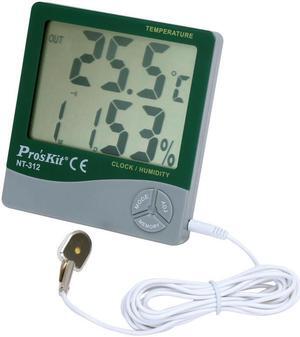 Pro'skit NT-312 Multifunction Household Humidity Hygrometer Meter Thermometer Temperature Gauge Timer with Alarm