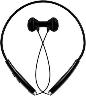 FineBlue FM-500 Wireless Bluetooth Headset V4.1 Magnetic Headphone Sport Running Handsfree For all Phone - Black Silver