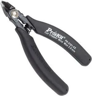 Pros'kit 1PK-5101-CE Heavy Duty Side Cutting Plier W/Safety Clip & Conductive Handle 125mm Anti-static Pliers Hand Tools