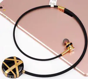 Fineblue Headset Bluetooth Earphone Portable Fashion Earphones Noise-cancelling C7 - Black Gold