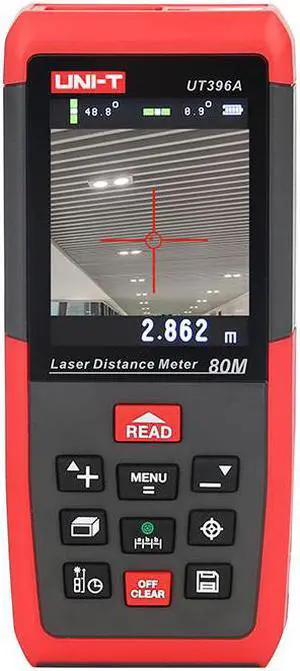 UNI-T UT396A Laser Distance Meter 80M Rangefinder Digital Laser Tape Range Finder Trena Ruler Build Measure Roulette Tool