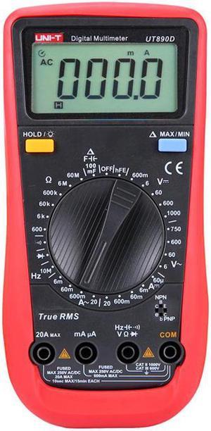 UNI-T UT890D Digital Multimeter True RMS AC/DC Voltage Current Resistance Testers