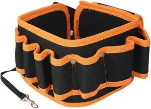 JAKEMY JM-B04 Multi-functional Waist Tool Bag Pockets Pouch Organizer for Carpenter Hammer Electrician Repair Tools