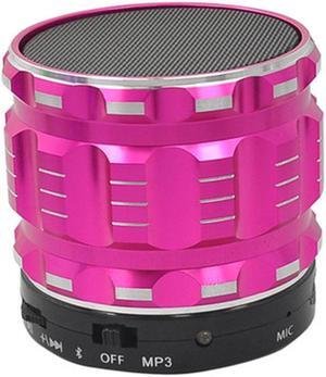 Fineblue Wireless Portable Bluetooth Speaker Hifi Sound Box Boombox Digital Stereo Bluetooth Speakers Loudspeakers - Rose Red