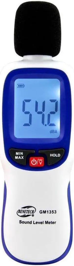 GM1353 Digital Sound Level Meter Noise Tester 30-130dB in Decibels LCD Screen Noisemeter
