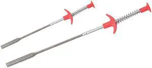 Pro'sKit MS-329 Hand Press Type Pipeline Dredge Device Drainage Pipe Sewer Clean Hook Toilet Bathroom Kitchen Drain Cleaning Tools 600mm