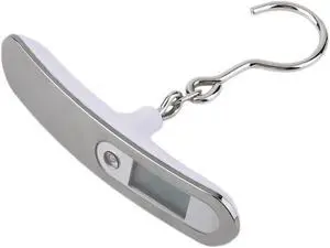 1Pc 50KG/0.01G Precision Digital Luggage Electronic weighing Balance Scale - Silver