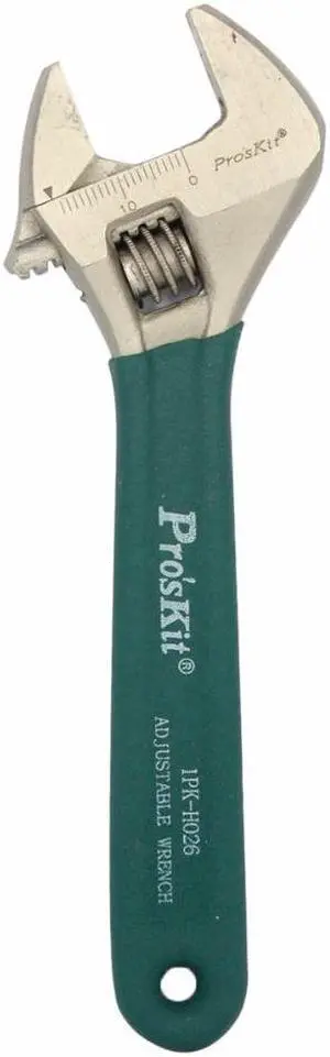 Pro'skit 1PK-H026 Adjustable Wrench - 6" Wrench Hex Tool Adjustable Carbon Steel Key Handle Tools Hand