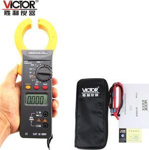Victor VC6056B 3 3/4 Digits 4000 Counts Manual Range Resistance Capacitance Frequency Measurement Digital Clamp Multimeter