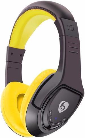 OVLENG MX333 Wireless Bluetooth Headphone Foldable Stereo 4.1 Headset Handsfree Headband Music Player for iPhone iPad iPod - Yellow