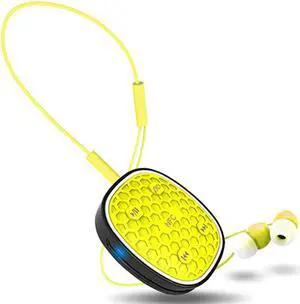 Earphone Wireless Sport Bluetooth Headset Stereo Earplugs with Microphone For Phone Zonoki Z-B92 - Yellow