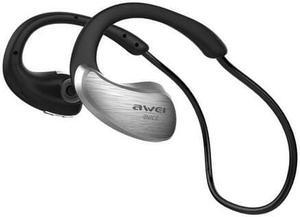 AWEI A885BL Bluetooth Earphones Wireless Headphone With Microphone NFC APT-X Sport Headset Cordless Earpiece (Gray)