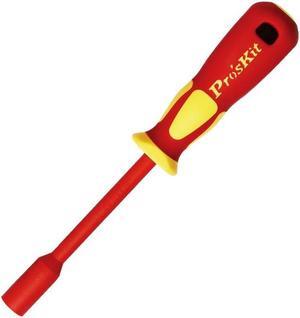 Pro'sKit SD-800-M11(11*125mm) VDE1000V High Voltage Insulation Sleeve Screwdriver Without Magnetic Hex Screwdrivers