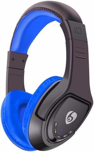 OVLENG MX333 Wireless Bluetooth Headphone Foldable Stereo 4.1 Headset Handsfree Headband Music Player for iPhone iPad iPod - Blue