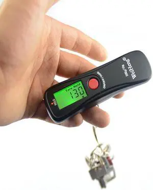50kg/10g Portable LCD Digital Hanging Luggage Scale Travel Electronic Weight with Hook