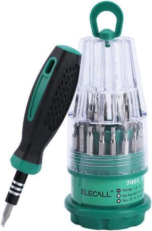 ELECALL 31 In1 Multifunction Screwdriver Set Multitool Kit Torx Screw Driver Kit Repairing Tools For Iphone Laptop Tablet Watch