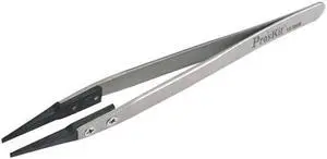 Proskit TZ-300B Anti-static Precision Tweezer For Jewelry Electronic Hand Tools Soft Tip Tweezers