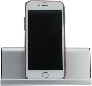 Fineblue Wireless Bluetooth Speaker with Viewing Stand Dock cradle Hifi Enhanced Bass for SmartPhone iPad support TF Card - Silver