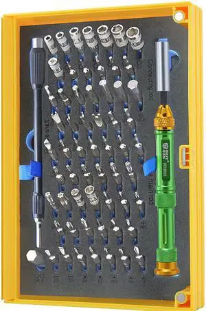 BST magnetic bit driver kit 63 in 1 Professional repair tools kit Multifunctional precision screwdriver set for iPhone Mac Laptop