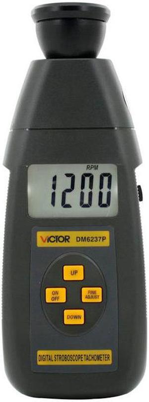 VICTOR DM6237P Digital Stroboscope Tachometer 60 to 19999RPM measuring range VC DM6237P VC 6237P Tachometer