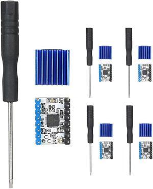 3D Printer Stepper Motor Driver TMC2208 V1.2 Stepstick Mute Driver Module with Heat Sink Screwdriver Ultra-Silent Stepper Motor Driver Chip (5pcs)