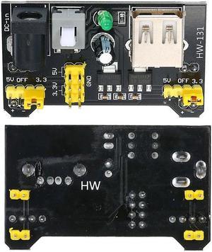 Mini Power Supply Module HW-131 Breadboard Power Module 3.3V/5V Power Supply Module for Arduino MB102 Breadboard
