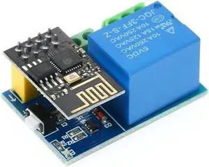 ESP8266 Relay Module W-F- Smart Socket Remote Smart Control Switch with ESP-01S Module