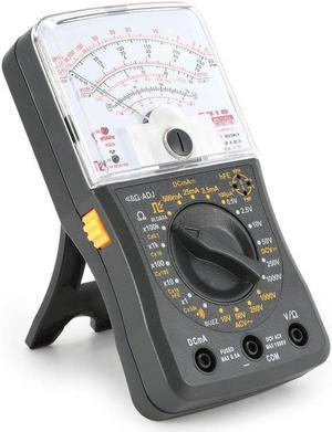 Mini Handheld Analog Multimeter AC/DC Voltmeter Ammeter Resistance Continuity Capacitance Fuse & Diodes Tester