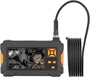 P30 Orange Hand-held Endoscopes Industrial 4.3inch High-definition 1080P Display Screen Borescope with 8 LEDs - 1M
