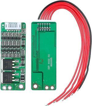 5S 15A Li-ion Lithium Battery BMS 18650 Charger Protection Board 18V 21V Circuit Short Current Overcharge Cell Protection Module with Wire