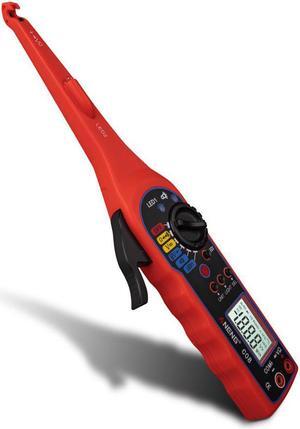 Power Electrical Multi-function Auto Circuit Tester Multimeter Lamp Car Repair Automotive Electrical Multimeter 0V-60V - Red
