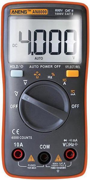 ANENG AN8000 Digital Multimeter 4000 Counts Profesional Capacitor Tester Esr Meter Richmeters Inductance Meter Tester - Orange