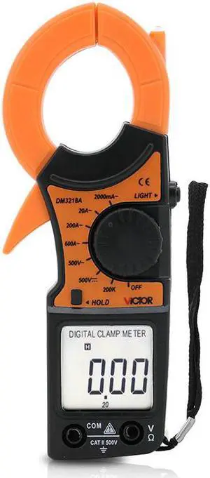 Authentic VICTOR DM3218A AC/DC Digital Clamp Meter, with LED light