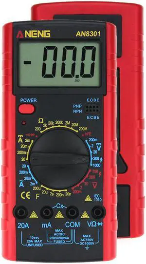 ANENG AN8301 Portable Digital Multimeter Capacitor Tester Esr Meter Testers Automotive Electrical Dmm Transis Clip Test ZT102