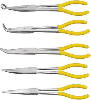 Multifunction 11in Long Reach Bent Nose Plier Long Nose Plier Mechanics Hand Tool Craft Repairing Tools