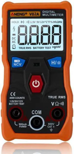 ANENG V02A Measurement Digital Multimeter Counts Digital Multimeter Profesional Capacitor Tester Esr Meter Richmeters Testers - Orange
