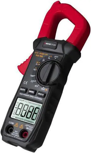 ANENG ST209 Digital Multimeter Clamp Meter 6000 Counts True RMS Amp DC/AC Current Clamp tester Meters Voltmeter 400v Auto Range - Red