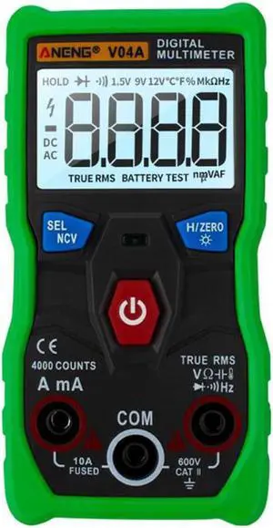 ANENG V04A Measurement Digital Multimeter Testers Automotive Electrical Comprobador Transistor Tester Multitester Multimetro - Green