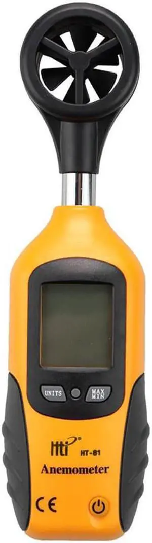 Handheld LCD Digital Anemometer Wind Speed Gauge Measurement Measuring Tool Air Flow Speed Meter HT-81