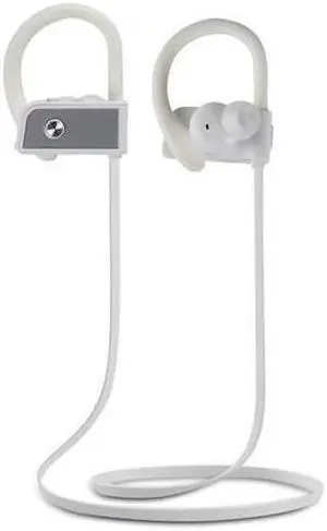 Fineblue FA80 Wireless Bluetooth earphone Stereo Bass Music Earphone Handsfree With Mic Neckband waterproof IPX-5 Sports Stereo (White)