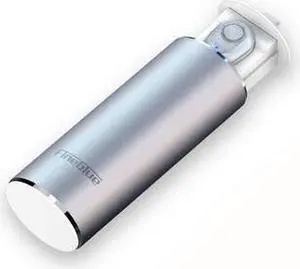 FineBlue X9 PLUS Bluetooth Headset 5.0 Twin Belt Charging metal Box Bluetooth Headset Sports Music Earphones Headsets Handfree (Silver)