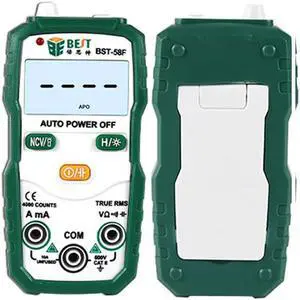 BST-58F Digital Multimeter Auto Range 4000 Counts AC/DC Voltage Current Resistance Meter Capacitance Frequency Tester